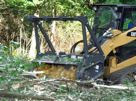 skid steer with mulcher rental near me|land clearing mulcher for rent.